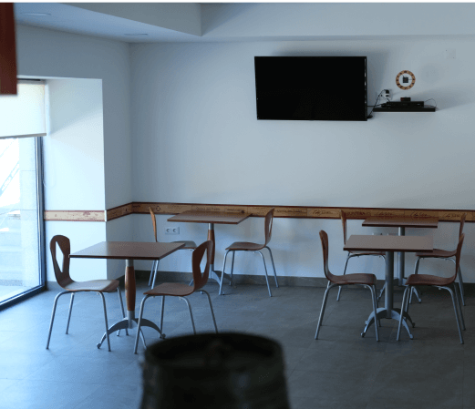 Café dentro do Restaurante