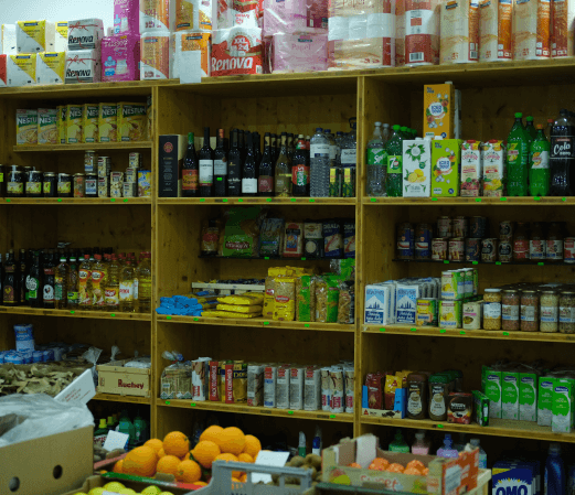 Artigos À Venda na Mercearia